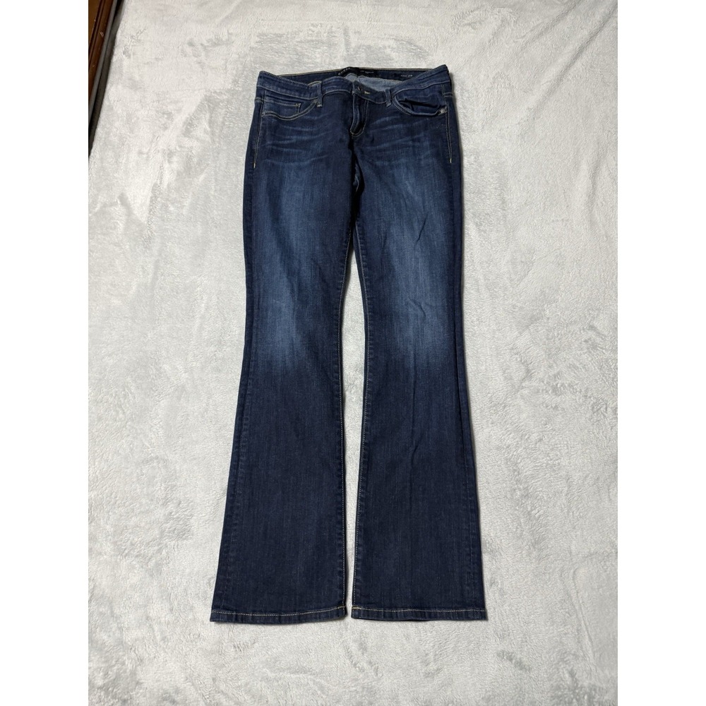 Guess Jeans Women's 30 Low Rise Bootcut Dark Wash Blue Denim 30x31